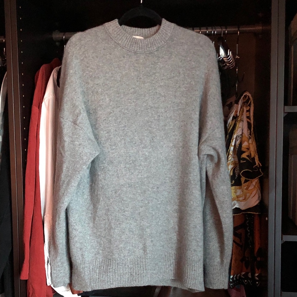 Everlane Cashmere Boyfriend Sweater- Husky Gray